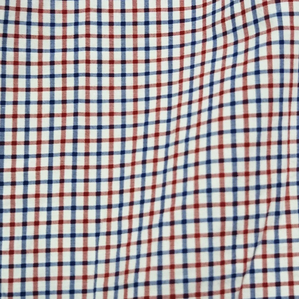 Men's Red White Blue Ralph Lauren‎ Button Down Plaid Shirt Size Medium
